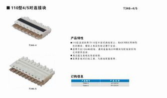惠城通訊安普代理商AMP110型4/5對連接塊產品規格、型號及價格全解析